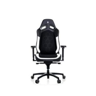 Chaise gaming Vertagear SL5800 Alienware accoudoirs 4D blanc/noir structure acier cuir PUC