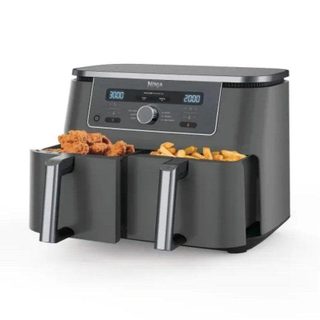 Airfryer Ninja DZ400EU Double Panier 9,5L 2470W Grande Capacité Gris
