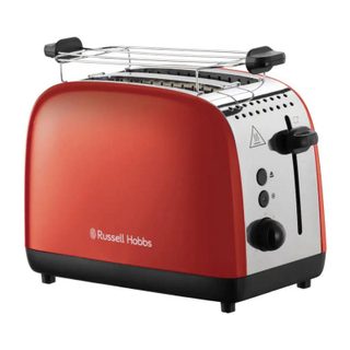 Grille-pain Russell Hobbs 26551-56 Rouge Inox 2 fentes 1600W réglage brunissage