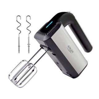 Batteur Adler AD 4225 800W Inox 5 vitesses Turbo Noir Argent