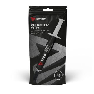 savio Pâte thermique Savio TG-04 4g Conductivité 14,5 W/mK carbone silicone