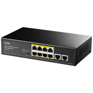Switch Cudy FS1010P 8 ports Fast Ethernet PoE Full Duplex boîtier métal