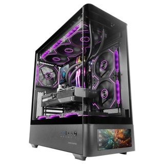 Mars Gaming Boîtier Mars Gaming MC-LCDPRO IPS 7,2" ATX double chambre Verre LCD USB-C