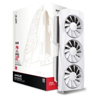 XFX Tarjeta Gráfica XFX Quicksilver Radeon RX 9070 XT 16GB GDDR6 White Gaming Edition