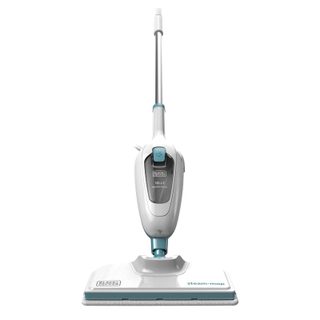 Balai vapeur Black & Decker FSMH13E5 1300 W câble 4,8 m sols durs escaliers blanc bleu