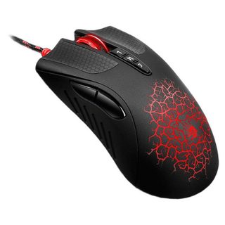 Souris A4Tech BLOODY A90 USB 6200DPI Noir Rouge RGB 8 Boutons Gaming