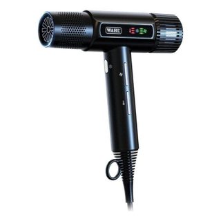 Sèche-cheveux Ionique Professionnel Wahl Vanquish 1600W 3 Températures 3 Vitesses Écran Accessoires Noir