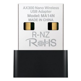 Adaptateur réseau Mercusys MA14N USB Type-A filaire Noir Métallique