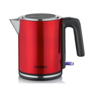 Bouilloire Severin WK 3427 1 L 2400 W sans fil noir rouge indicateur d'eau