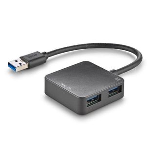 Hub NGS 4 ports 5 Gbps IHUB 3.0 TINY compact câble 0,18 m noir