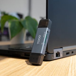 Lecteur de cartes TooQ TQR-3001G USB 3.0 Type-C Aluminium SD/TF Gris
