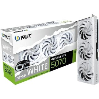Palit GeForce RTX 5070 White OC 12GB GDDR7 Reflex 2 RTX AI DLSS4