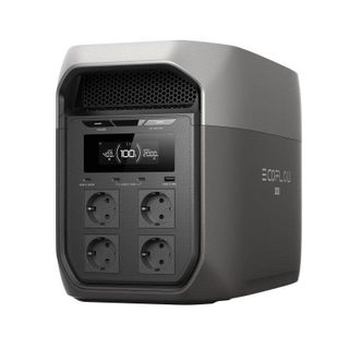 EcoFlow Station d'energie DELTA 3 Max 2048Wh 4 ports AC 5 ports DC Batterie LiFePO4 Écran LCD WiFi Bluetooth UPS
