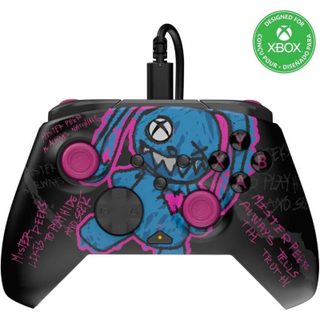 Manette PDP Rematch Glow Mister Peeks Filaire Xbox Programmable UV