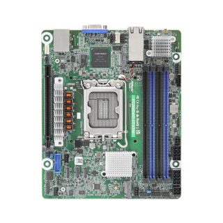 ASRock EC266D4ID-2T/X550 Intel C266 LGA 1700 DDR5 Mini ITX 10GbE AST2600 RAID