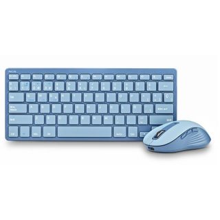 Clavier sans fil NGS FANTASY AZERTY FR Mini Bluetooth avec souris et 12 touches multimédia