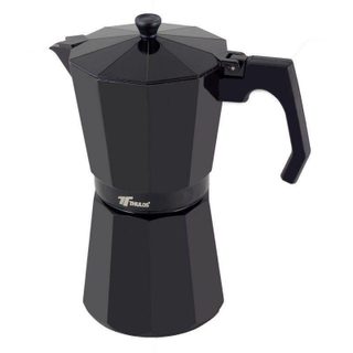 Cafetera manuelle Thulos TH-BKCI12T 12 tasses aluminium noir induction