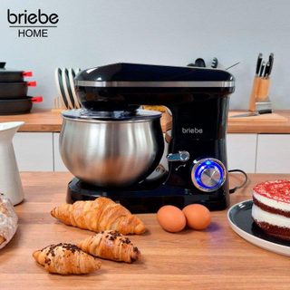 Batteur sur socle Briebe KM1164 5L 1800W 6 vitesses écran LED noir