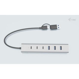 Hub I-Tec 7 ports 5 Gbit/s USB 3.2 Gen 1 Metal Charge