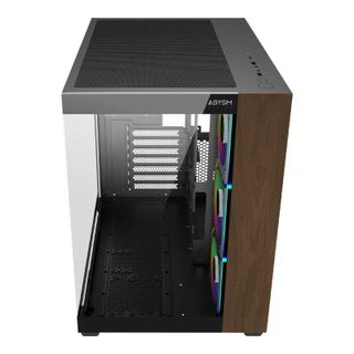 abysm Boîtier Abysm Danube Sava Nature 285C Micro-ATX ARGB Bois Verre Trempé