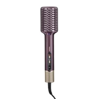 Brosse lissante BaByliss Air Power AS6400E 900W céramique ionique 4 températures câble 360° grenat