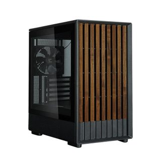 Zalman Boîtier Zalman P10 Namu mini tour verre trempé façade bois RGB