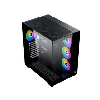 xigmatek Boîtier Xigmatek EN45820 Aqua V Air Grand Tour Verre Trempé ARGB