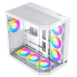 xigmatek Boîtier Xigmatek Cubi II EN45493 Tour Moyenne Verre Trempé RGB