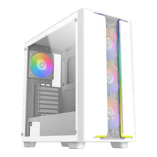 xigmatek Boîtier moyen tour Xigmatek EN42256 Gaming Y Pro Arctic ARGB fenêtre verre trempé