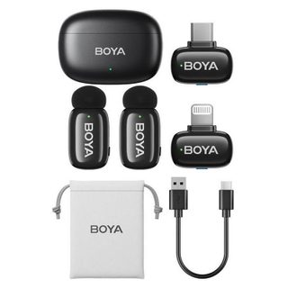 Boya MINI 2-01 USB-C omnidirectionnel avec réducteur de bruit IA