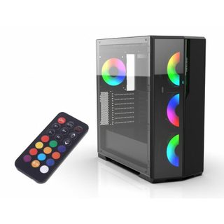 Inca Boîtier Inca EMG-17XN RGB Fenêtre latérale ATX verre trempé gaming