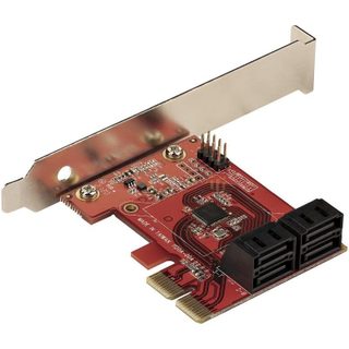 StarTech.com Carte Contrôleur StarTech 4P6G-PCIE-SATA-CARD PCI Express 3.0 6 Gbps SATA III 4 ports internes