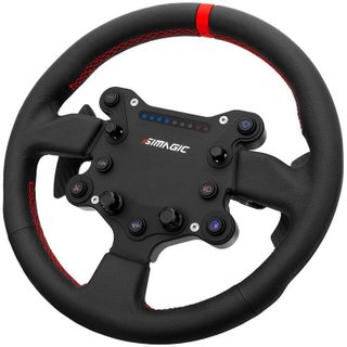 Volant Simagic GTS(LEATHER) 300 mm Alcantara RGB Quick Release PC