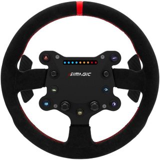 Volant Simagic GTS Alcantara 300 mm RGB 7 boutons 2 joysticks PC