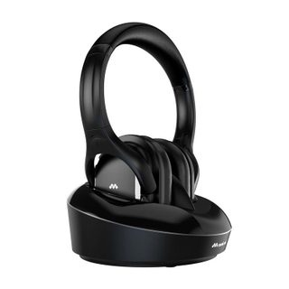 Auriculaires Meliconi HP Digital Plus sans fil et filaire réduction de bruit pour TV noirs