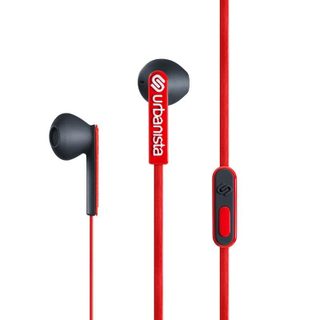Auriculaires Urbanista San Francisco filaires jack 3.5 mm pour appels et musique rouges