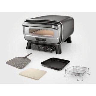 Four à pizza Ninja MO201EU pierre 30 cm inox air fry extérieur