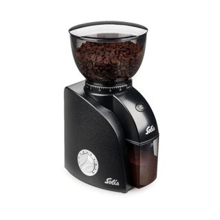 Moulin à café Solis Scala Zero Static inox 300g 135W 24 réglages