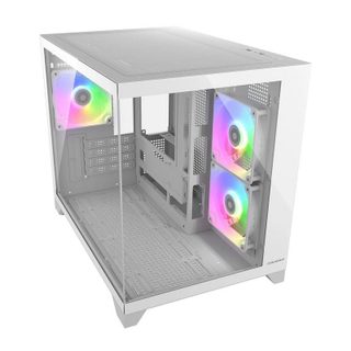 Cougar Boîtier Cougar CGR-2QA6W-RGB Mini Tower Gaming RGB Verre Trempé