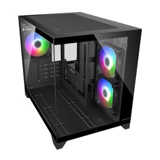 Cougar CGR-2QA6B-RGB Mini Tower RGB Gaming Verre Trempé