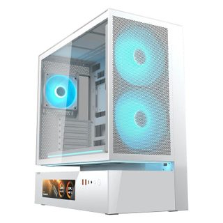 Cougar Boîtier Cougar CGR-2DA4W-MV Midi Tower LCD ATX Verre Gaming RGB