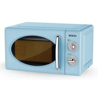 Micro-ondes Sogo Compact 20L 700W Décongélation Sécurité Enfant Bleu