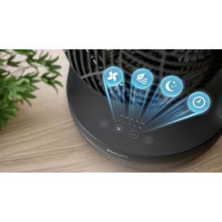 Ventilateur PHILIPS 3000 Series Table Silencieux Compact 3 Vitesses Gris