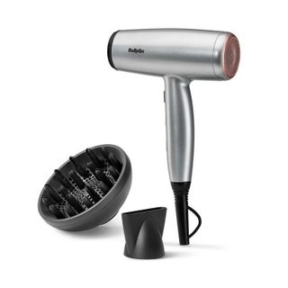 Sèche-cheveux Ionique BaByliss Cosmos D580DE 2100W 3 Températures 2 Vitesses avec Diffuseur Acier Satiné