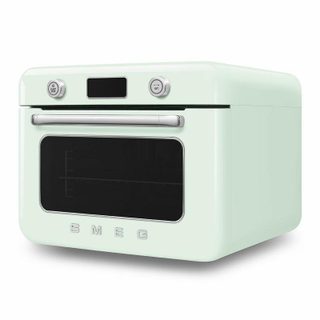 Four vapeur compact SMEG COF01PGEU 30 L Vert fonctions grill vapeur LCD
