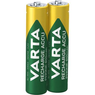 Pile rechargeable VARTA T398B AAA NiMH 1,2 V 800 mAh pack de 2