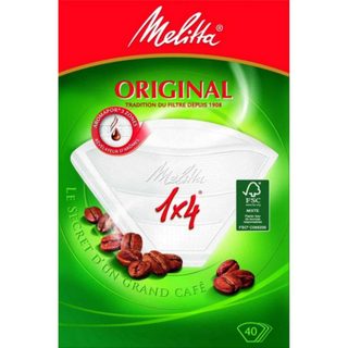 Melitta Boîte de 40 filtres à café n°4