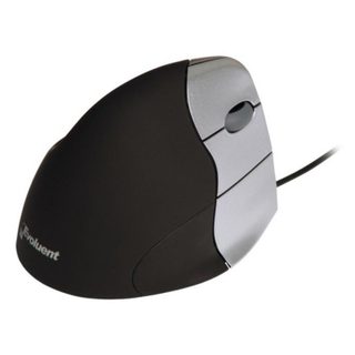 Souris Evoluent VM3R Filaire 2600 DPI Noir Argent Verticale 5 Boutons