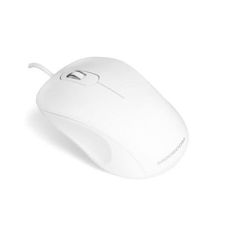Souris Modecom MC-M10 USB 1000 DPI Blanc Ambidextre Câble