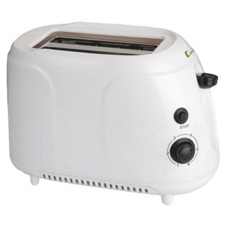 Grille-pain Comelec TP 1703 2 tranches blanc contrôle boutons rotatif 750 W